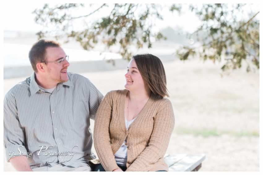 salisbury beach engagement photos