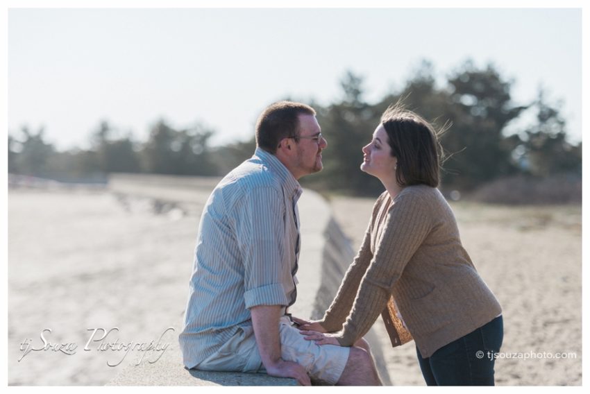 salisbury beach engagement photos