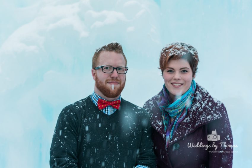 Sarah and Dan Ice Castle Lincoln NH