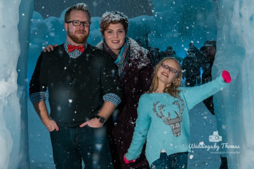 Sarah and Dan Ice Castle Lincoln NH