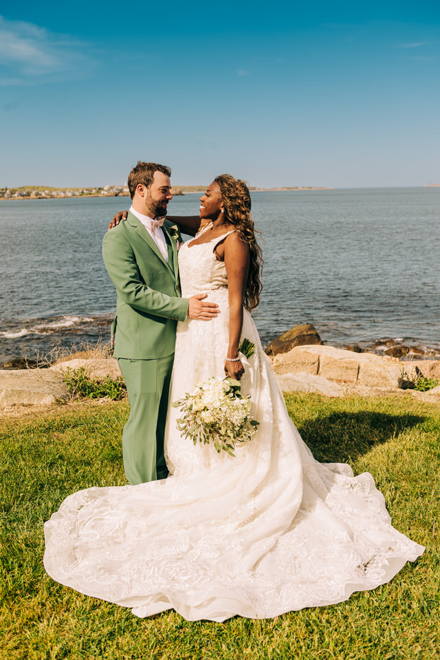 elks at bass rocks wedding